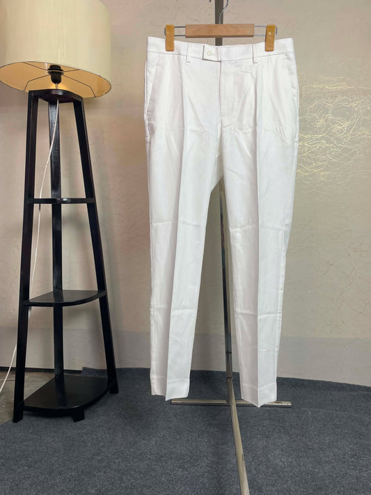 Calvin Klein Formal Pant || White