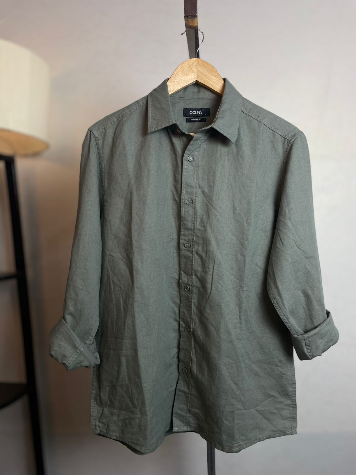 Remi Cotton Shirt | Colllin's Brand | Dark Grey