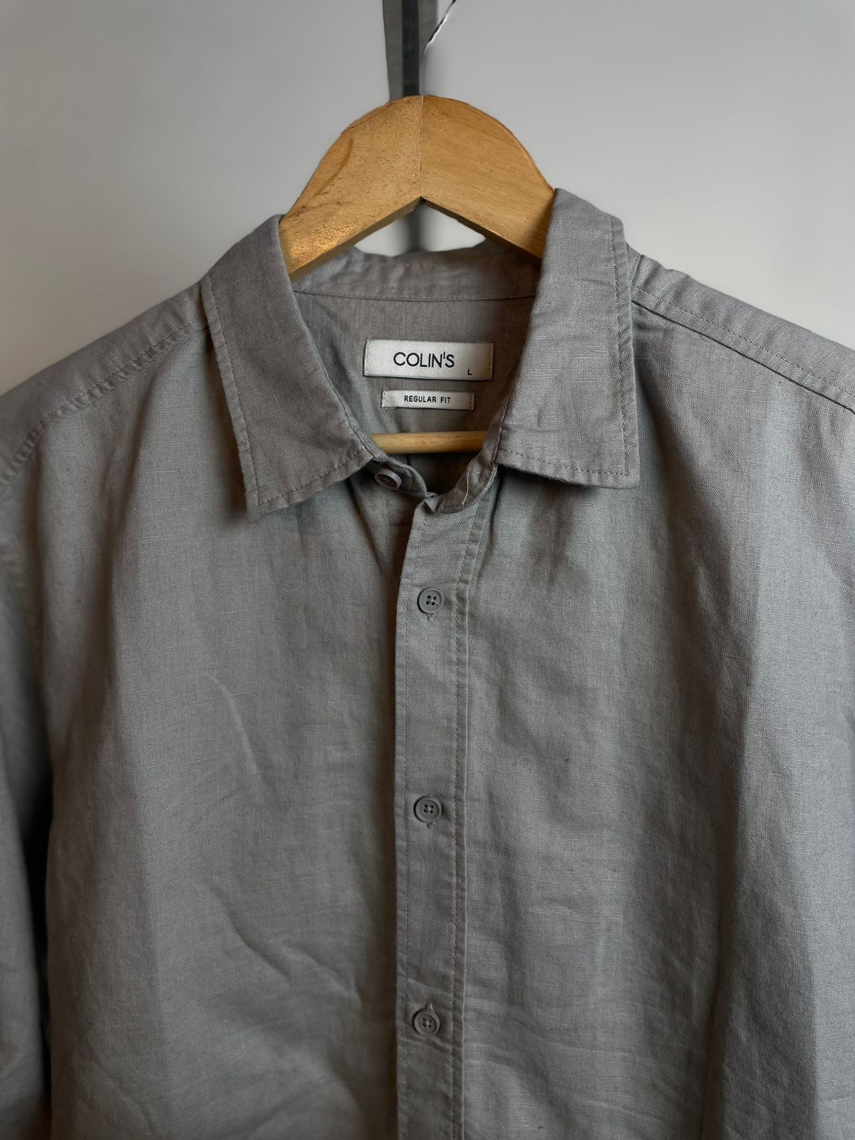 Remi Cotton Shirt | Colllin's Brand | Grey