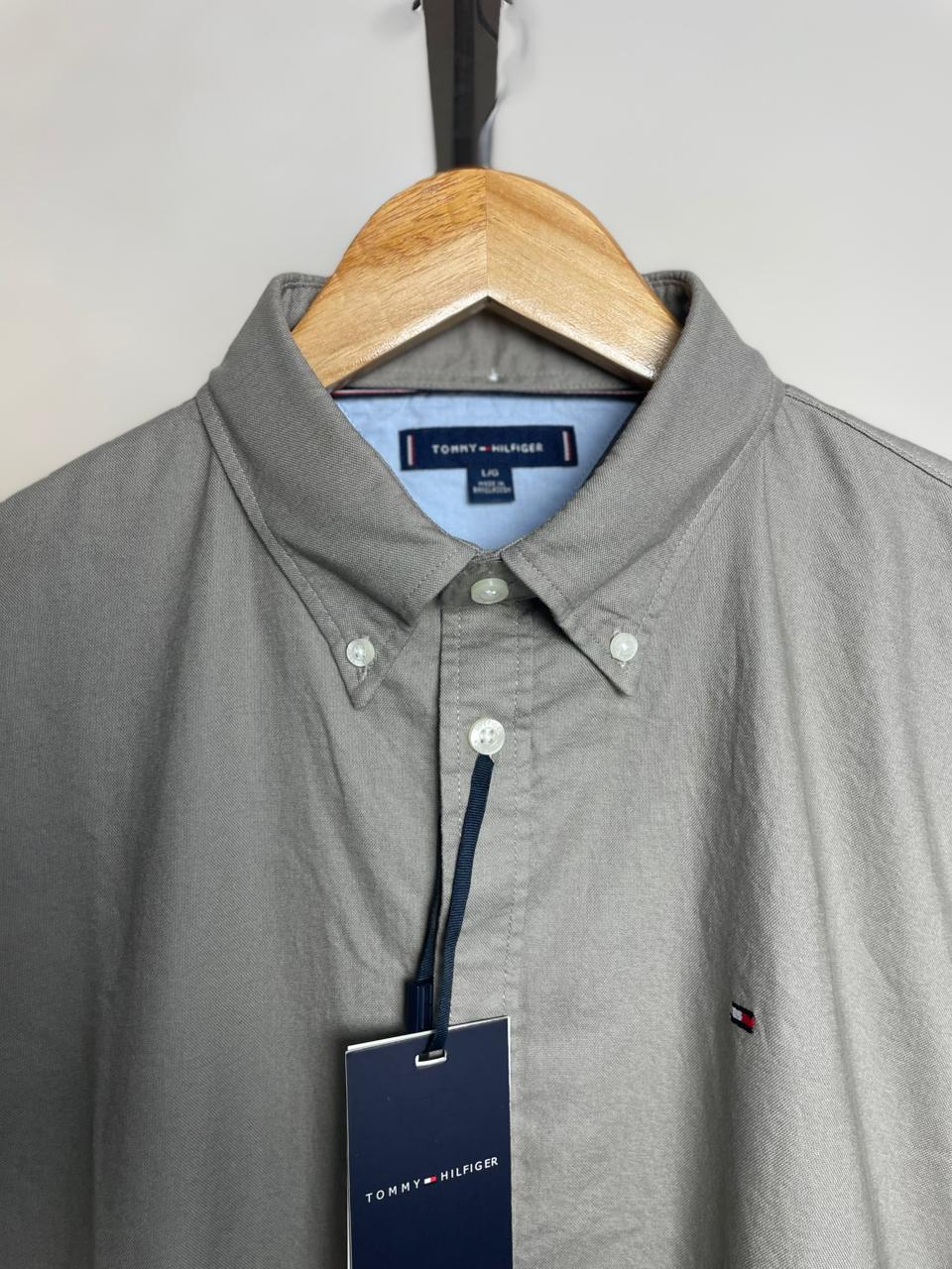 Full Sleeve Shirt | Grey Solid