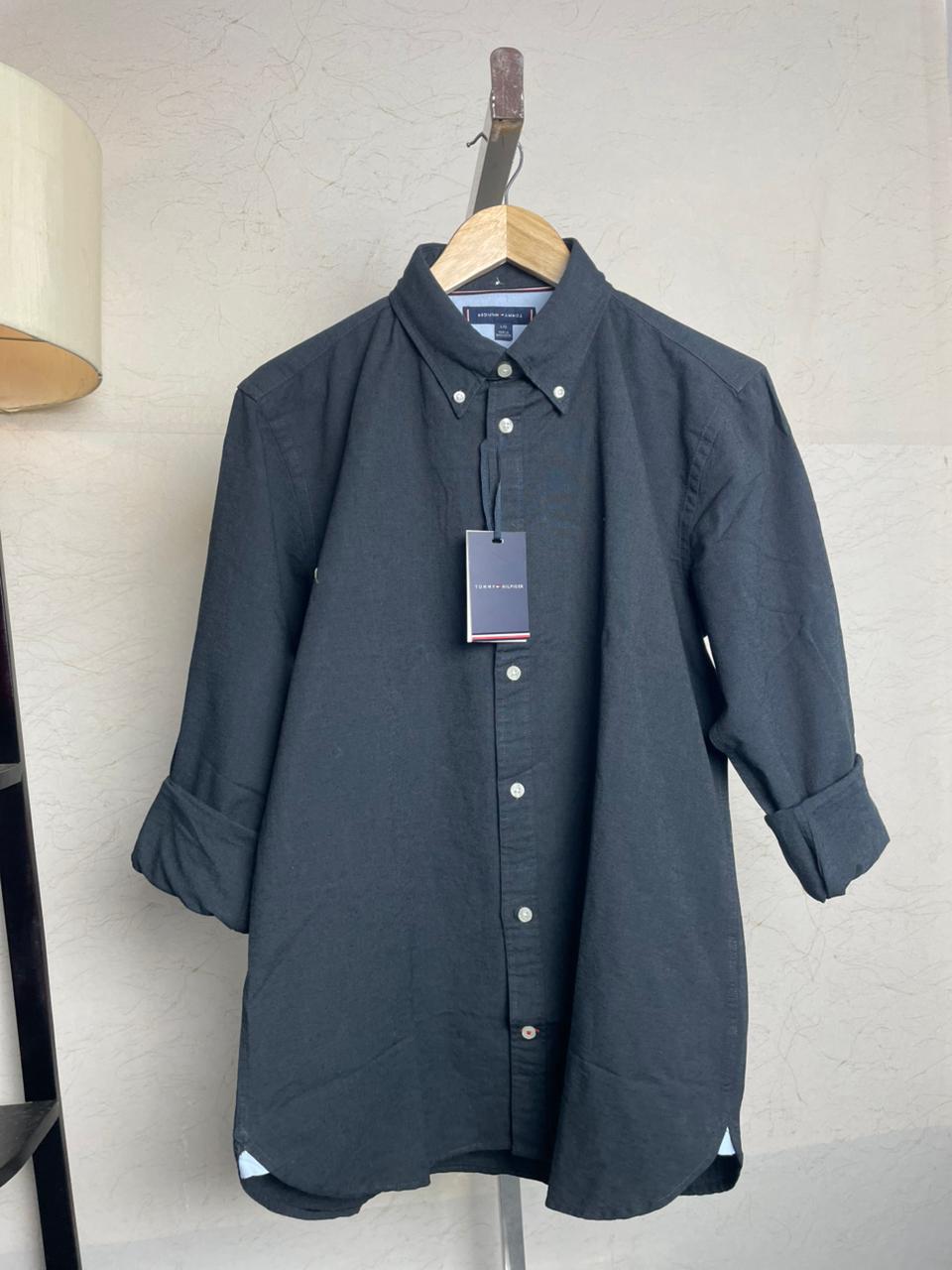 Full Sleeve Shirt | Black Solid