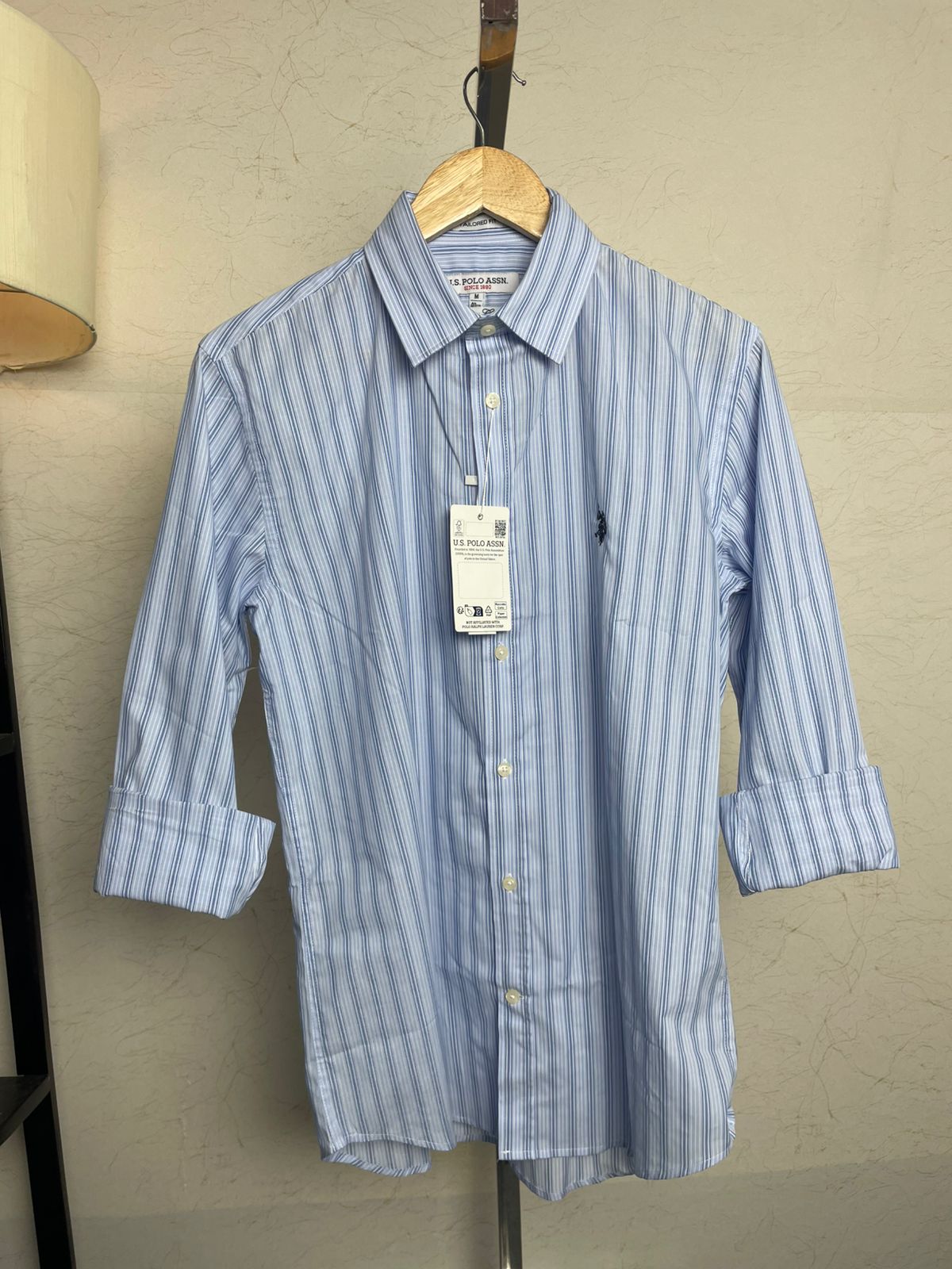 Full Sleeve Shirt | US Polo | Sky Blue