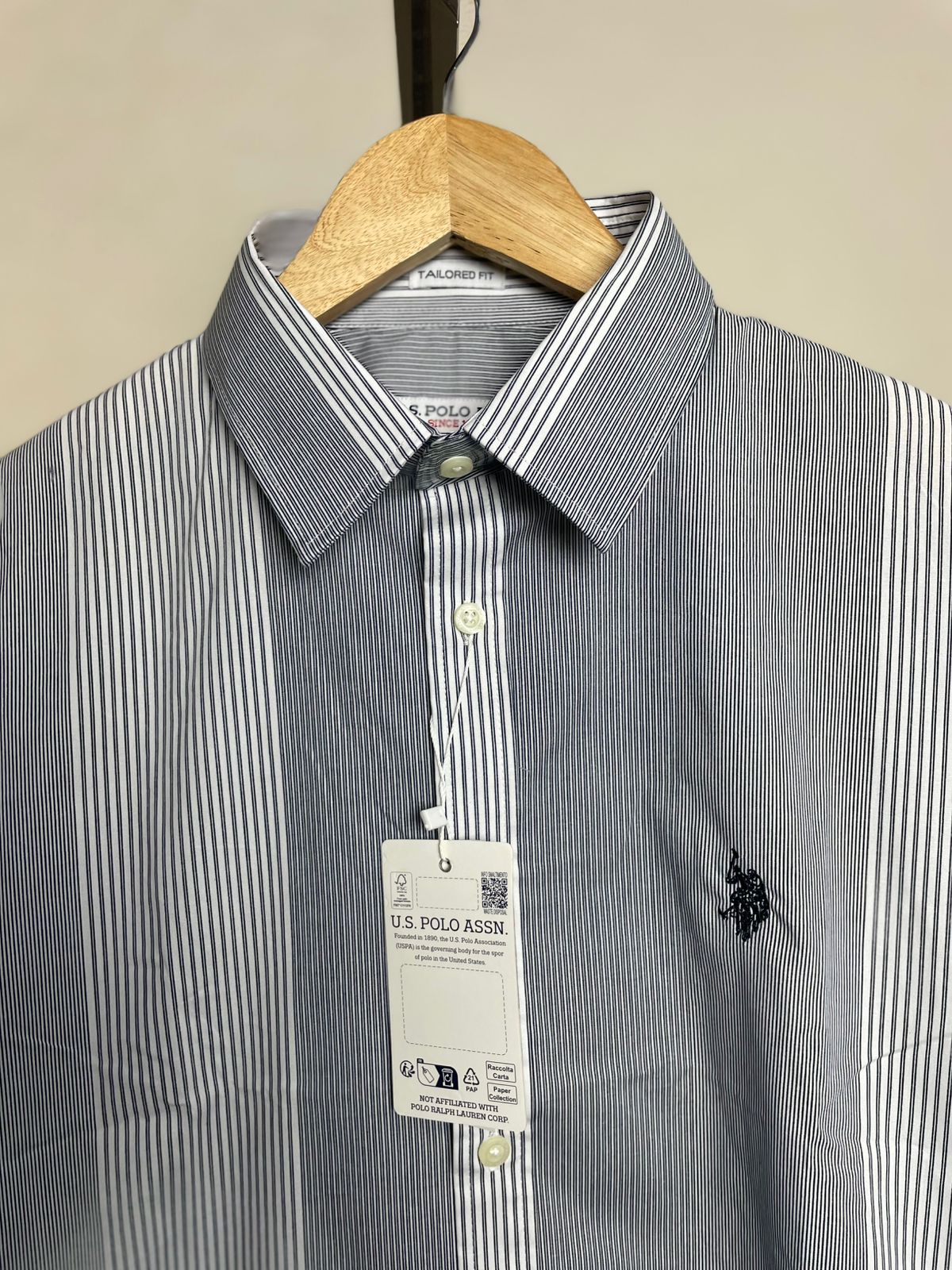 Full Sleeve Shirt | US Polo | Light Grey